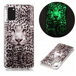 Leopard Tiger Noctilucent Soft TPU Back Cover for Samsung Galaxy A41