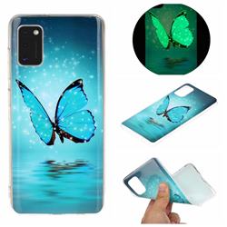Butterfly Noctilucent Soft TPU Back Cover for Samsung Galaxy A41