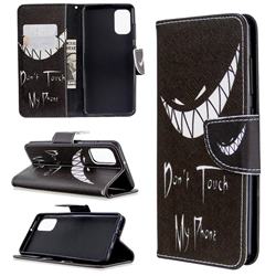 Crooked Grin Leather Wallet Case for Samsung Galaxy A41