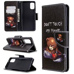 Chainsaw Bear Leather Wallet Case for Samsung Galaxy A41