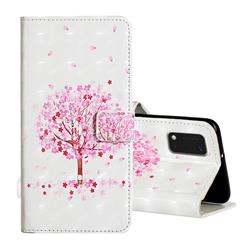 Sakura Flower Tree 3D Painted Leather Phone Wallet Case for Samsung Galaxy A41