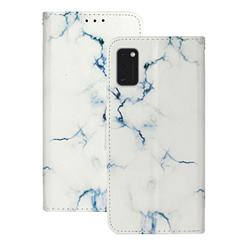 Soft White Marble PU Leather Wallet Case for Samsung Galaxy A41