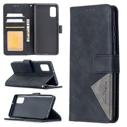 Binfen Color BF05 Prismatic Slim Wallet Flip Cover for Samsung Galaxy A41 - Black