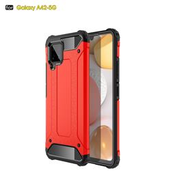 King Kong Armor Premium Shockproof Dual Layer Rugged Hard Cover for Samsung Galaxy A42 5G - Big Red