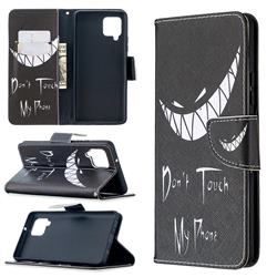 Crooked Grin Leather Wallet Case for Samsung Galaxy A42 5G