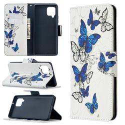 Flying Butterflies Leather Wallet Case for Samsung Galaxy A42 5G