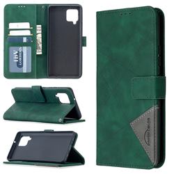 Binfen Color BF05 Prismatic Slim Wallet Flip Cover for Samsung Galaxy A42 5G - Green