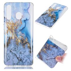 Sea Blue Soft TPU Marble Pattern Case for Samsung Galaxy A50