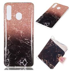 Glittering Rose Black Soft TPU Marble Pattern Case for Samsung Galaxy A50