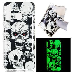 Red-eye Ghost Skull Noctilucent Soft TPU Back Cover for Samsung Galaxy A50