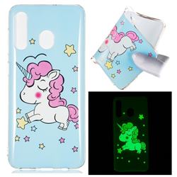 Stars Unicorn Noctilucent Soft TPU Back Cover for Samsung Galaxy A50