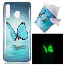 Butterfly Noctilucent Soft TPU Back Cover for Samsung Galaxy A50