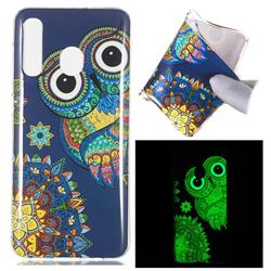 Tribe Owl Noctilucent Soft TPU Back Cover for Samsung Galaxy A50