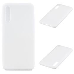 Candy Soft Silicone Protective Phone Case for Samsung Galaxy A50 - White