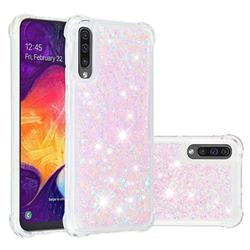 Dynamic Liquid Glitter Sand Quicksand Star TPU Case for Samsung Galaxy A50 - Pink