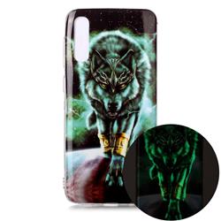 Wolf King Noctilucent Soft TPU Back Cover for Samsung Galaxy A50