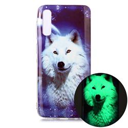 Galaxy Wolf Noctilucent Soft TPU Back Cover for Samsung Galaxy A50