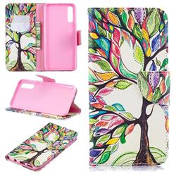 The Tree of Life Leather Wallet Case for Samsung Galaxy A50