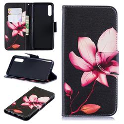 Lotus Flower Leather Wallet Case for Samsung Galaxy A50