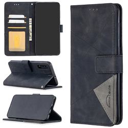 Binfen Color BF05 Prismatic Slim Wallet Flip Cover for Samsung Galaxy A50 - Black