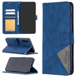 Binfen Color BF05 Prismatic Slim Wallet Flip Cover for Samsung Galaxy A50 - Blue