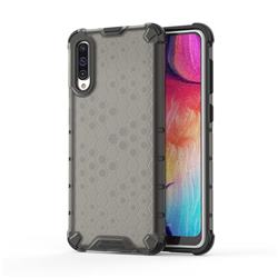 Honeycomb TPU + PC Hybrid Armor Shockproof Case Cover for Samsung Galaxy A50s - Gray