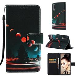 Wandering Earth Matte Leather Wallet Phone Case for Samsung Galaxy A50s