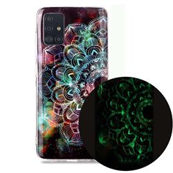 Datura Flowers Noctilucent Soft TPU Back Cover for Samsung Galaxy A51 4G