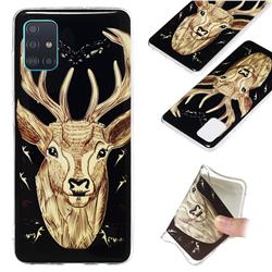 Fly Deer Noctilucent Soft TPU Back Cover for Samsung Galaxy A51 4G