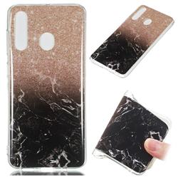 Glittering Rose Black Soft TPU Marble Pattern Case for Samsung Galaxy A60