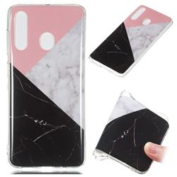 Tricolor Soft TPU Marble Pattern Case for Samsung Galaxy A60