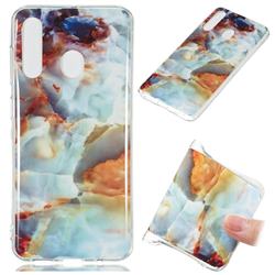 Fire Cloud Soft TPU Marble Pattern Phone Case for Samsung Galaxy A60