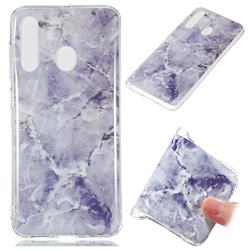 Light Gray Soft TPU Marble Pattern Phone Case for Samsung Galaxy A60