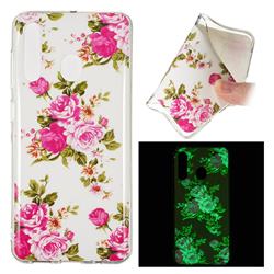 Peony Noctilucent Soft TPU Back Cover for Samsung Galaxy A60