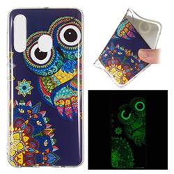 Tribe Owl Noctilucent Soft TPU Back Cover for Samsung Galaxy A60