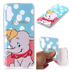 Dumbo Elephant Soft TPU Cell Phone Back Cover for Samsung Galaxy A60