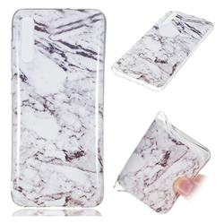 White Soft TPU Marble Pattern Case for Samsung Galaxy A70