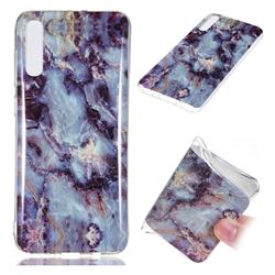 Rock Blue Soft TPU Marble Pattern Case for Samsung Galaxy A70