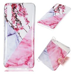 Pink Plum Soft TPU Marble Pattern Case for Samsung Galaxy A70