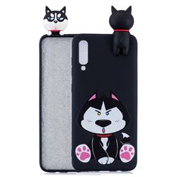 Staying Husky Soft 3D Climbing Doll Soft Case for Samsung Galaxy A70