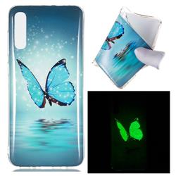 Butterfly Noctilucent Soft TPU Back Cover for Samsung Galaxy A70