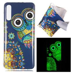 Tribe Owl Noctilucent Soft TPU Back Cover for Samsung Galaxy A70