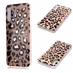 Leopard Galvanized Rose Gold Marble Phone Back Cover for Samsung Galaxy A70