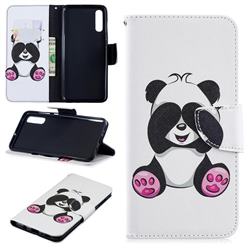 Lovely Panda Leather Wallet Case for Samsung Galaxy A70