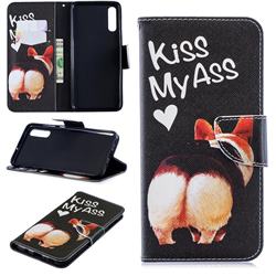 Lovely Pig Ass Leather Wallet Case for Samsung Galaxy A70