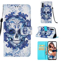 Cloud Kito 3D Painted Leather Wallet Case for Samsung Galaxy A70