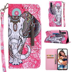 Totem Jumbo Big Metal Buckle PU Leather Wallet Phone Case for Samsung Galaxy A70