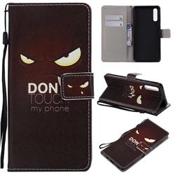 Angry Eyes PU Leather Wallet Case for Samsung Galaxy A70