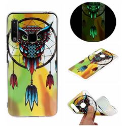 Owl Wind Chimes Noctilucent Soft TPU Back Cover for Samsung Galaxy A70e