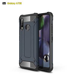 King Kong Armor Premium Shockproof Dual Layer Rugged Hard Cover for Samsung Galaxy A70e - Navy